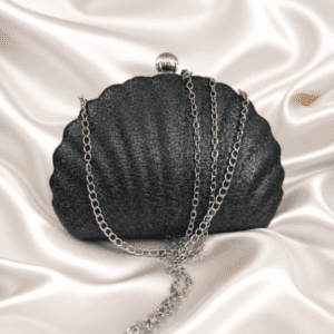 Γυναικείο Βραδινό Clutch Τσαντάκι με Αλυσίδα & Μεταλλικό Κούμπωμα